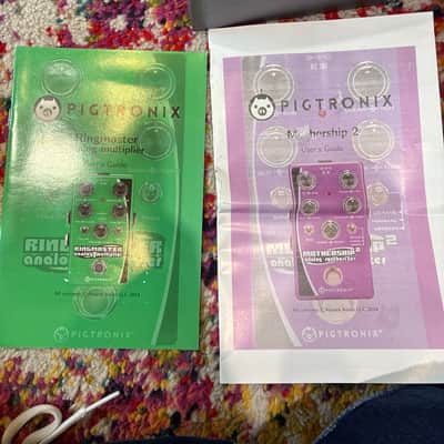 Pigtronix Mothership analog synthesizer, Ringmaster analog multiplier with a special power supply 2018 image 7