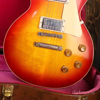 Gibson Custom Shop 1958 Les Paul Standard Washed Cherry Sunburst VOS image 18