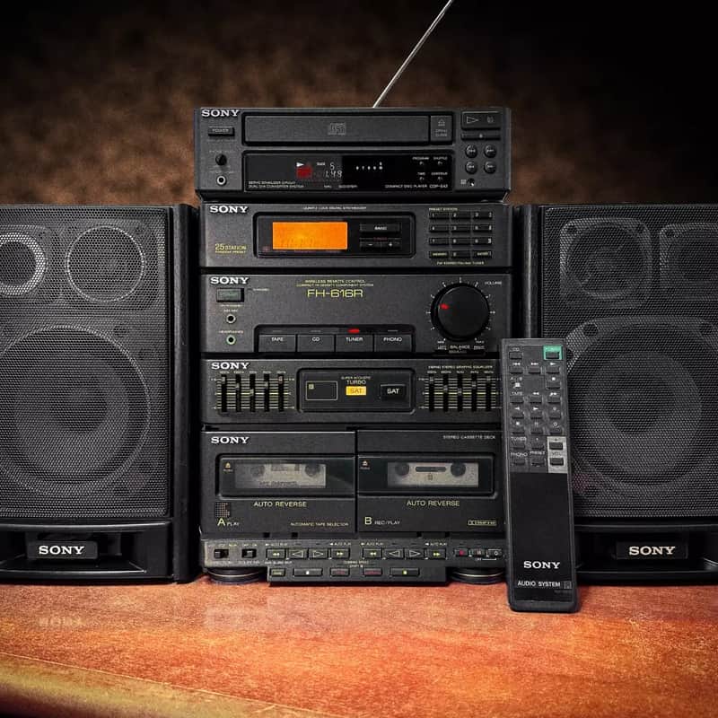 1987 Sony FH-616R Black