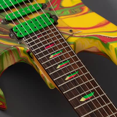 Ibanez UV77MC Universe Multicolour Swirl 1991 image 14