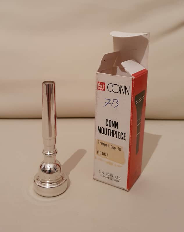 CONN 7B trumpet mouthpiece, ORIGINAL PLATING! new old stocks! image 1