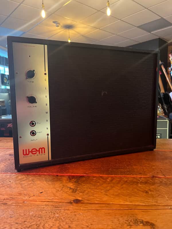 WEM Clubman guitar amplfier 1970's - Black image 1