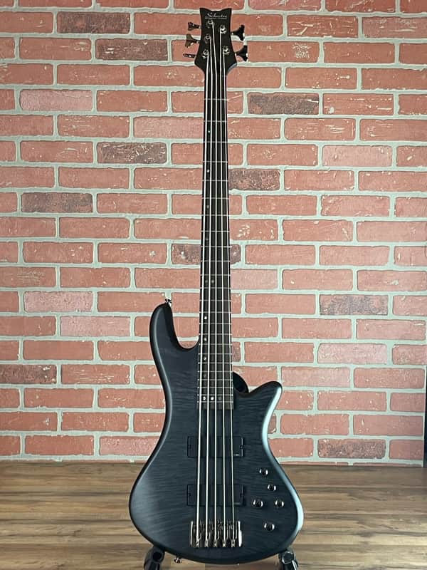 Schecter Stiletto Studio-5 Active 5-String Bass See-Thru Black