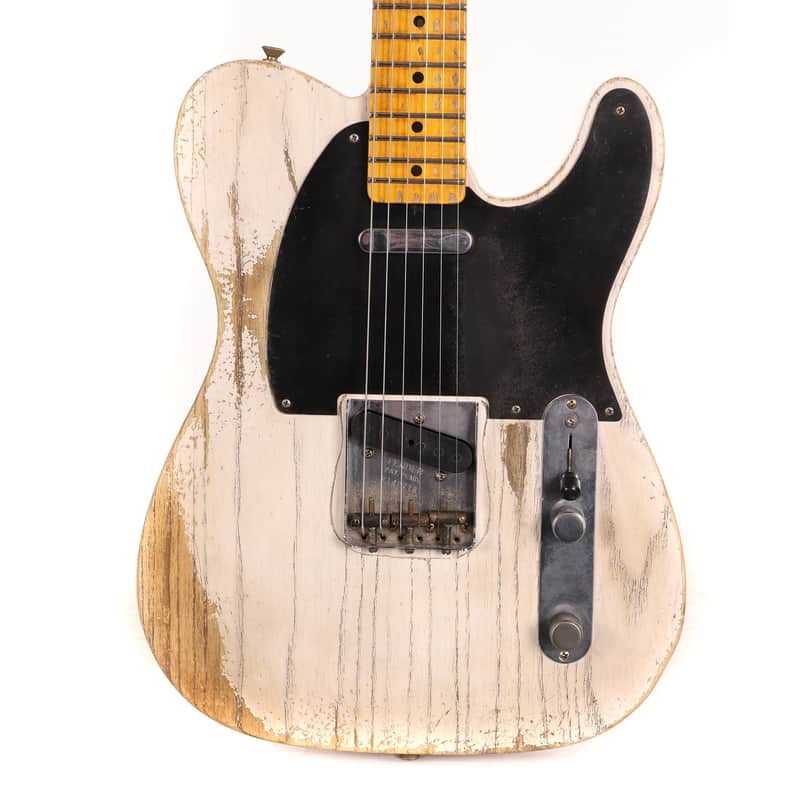 Fender Custom Shop 1957 Telecaster Ultimate Relic White Blonde Masterbuilt Andy Hicks image 1