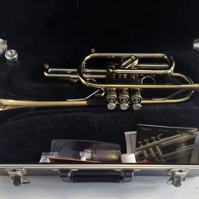 Blessing B-123 Cornet - Lacquered brass/silver image 8