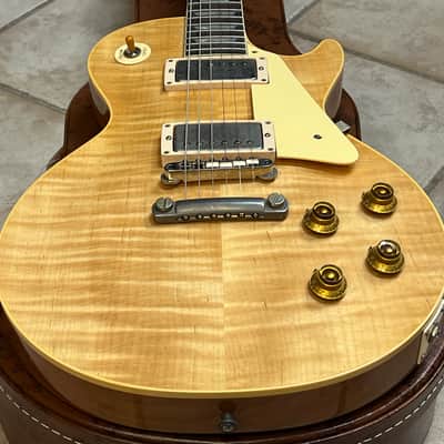 2025 Gibson 1959 Les Paul Standard Chambered Antique Natural Ultra Light Aged Murphy Lab image 5
