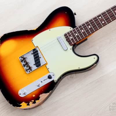 Fender Custom Shop 1963 Telecaster Heavy Relic Sunburst image 1