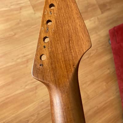 Luthier made Lefty Strat Neck Rare Wood Aguano Masha image 2