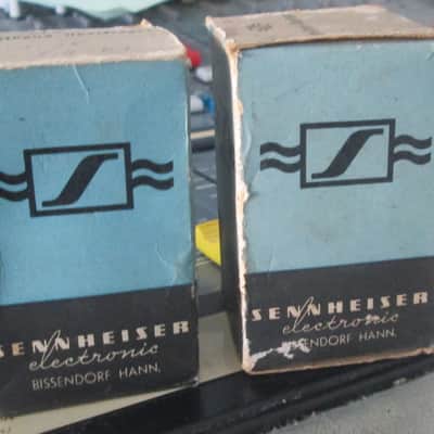 Pair of Sennheiser Bissendorf Mic input transformer 1960 Grey NOS image 1