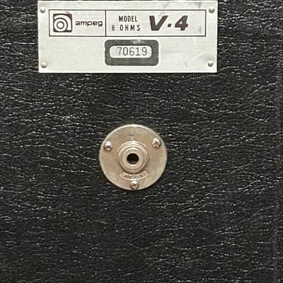 Sweet 1973 Ampeg V4 100 Watt Head & 4X12 Ampeg Cabinet Half Stack, Excellent Condition Serviced and Ready to Rock ! image 9