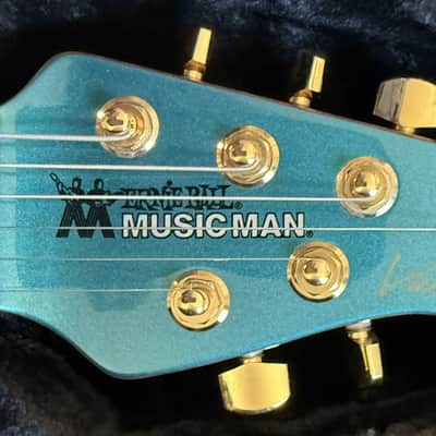 Ernie Ball Music Man BFR James Valentine – Pine Green – Signed – #21/63 – OHSC + COA image 4