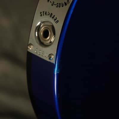 1986 Rickenbacker 620/12 string Midnight Blue BT Black binding + hardware image 17