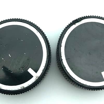 Immagine Large Vintage Audio Control Knobs 19?? Black/Silver - 3