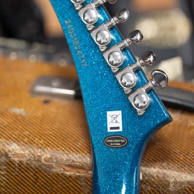 2024 Epiphone Glam Series Explorer - in Brunswick Blue Sparkle image 6