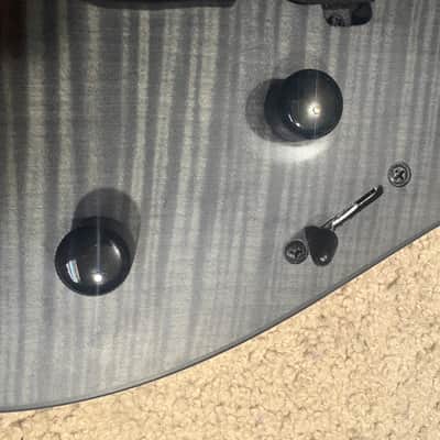ESP LTD M-1007 MS Multi-Scale 2019 - See Thru Black Satin image 7