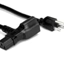 Power Cord, Piggyback IEC C13 to NEMA 5-15P, 1 ft, daisy-chain extra-outlet saver adaptor