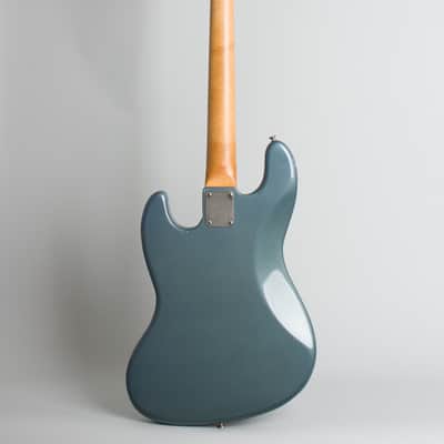 Fender  Jazz Bass Solid Body Electric Bass Guitar (1964/5), ser. #L24522, molded black plastic hard shell case. image 2