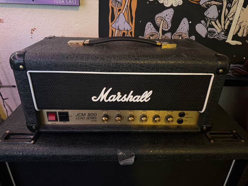 Marshall Studio Classic SC20H "JCM 800 Lead Series" 20-Watt Guitar Amp Head 2019 - Present - Black image 1