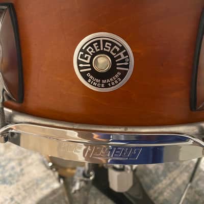 Gretsch Brooklyn Bop Kit (Jazz Sizes) 12/14/18/5x14 Satin Burnt Orange image 5