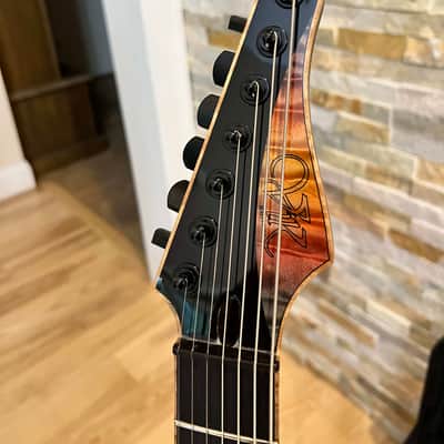 Vik Guitars Duality 7L Left-Handed Lefty LH Left "Pacific Sunset" image 17