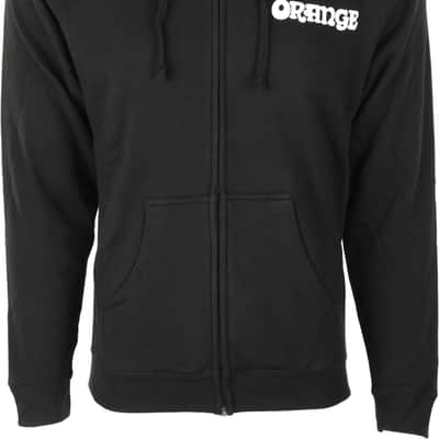 Orange Logo and Crest Full-Zip Hoodie - Medium image 1