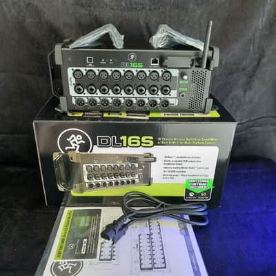 Mackie DL16S 16-Channel Rackmount Digital Mixer / Stagebox with WiFi and USB Interface (Used) -Demo image 1