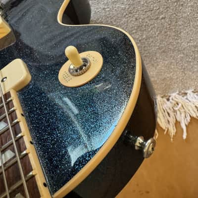 Special Ordered! M2M 2018 Gibson Custom Shop Les Paul Standard - Brilliant Brunswick Blue Sparkle - 60s Neck - P90s image 6