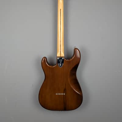 Fender Stratocaster with 3-Bolt Neck, Maple Fretboard 1977 - Walnut (Mocha) image 6