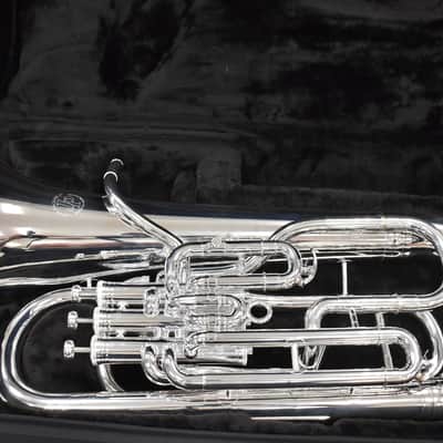 John Packer JP274SMKII Compensating Euphonium in Silver, Like New in Excellent Shape with Second Dennis Wick Mouthpiece image 2