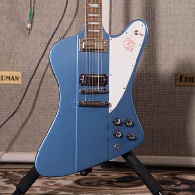 Gibson Firebird V Reissue Pelham Blue 2002 owned by Chris Shiflett image 2