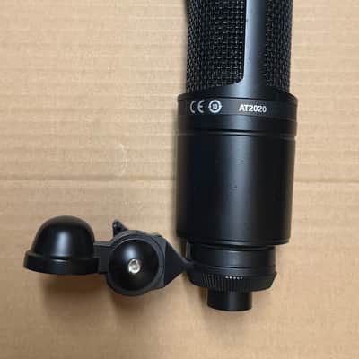 Audio-Technica AT2020 Large Diaphragm Cardioid Condenser Microphone 2010s - Black