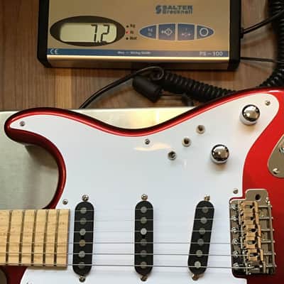 PENSA CUSTOM GUITARS MK-80 CANDY APPLE RED LISTERS SPECS image 9