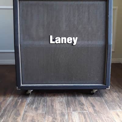 Laney GS412P 4x12 Guitar Cabinet with Premier Vintage 60 Speakers (Stereo or Mono switch feature) image 1