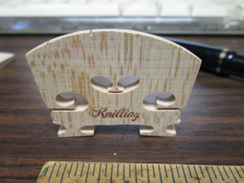 2 PACK of Knilling Violin Bridge Fitted 3/4 size 2010s Natural image 1