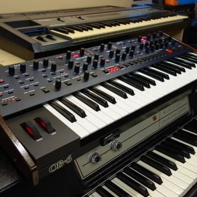 Oberheim OB-6 49-Key 6-voice Polyphonic Synthesizer 2017 - Present - Black image 1