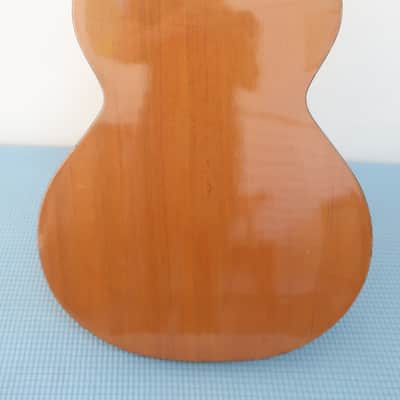 Vintage 1960-70s Kay Classical Acoustic Natural Guitar Clean Harmony Rare Jumbo Shape ?! A Jumbo Classical! Well Made Heavy Thick Tortoise Double Binding image 11