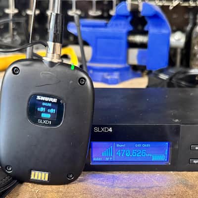 dbx SLXD4 G58 Wireless System with SLXD1 Lavalier Pack and Microphone 470-514 MHz image 7
