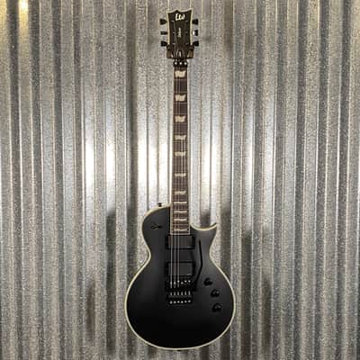 ESP LTD EC-1000 FR Floyd Rose Black Satin EMG Guitar & Case #1888 Used image 3