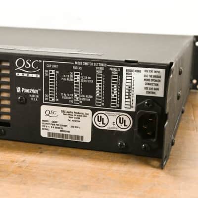 QSC CX302 2-Channel Power Amplifier CG0127D image 7