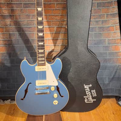 Gibson 2012 Midtown Standard P-90 Pelham Blue w/ Gibson HSC & Bone Nut image 1