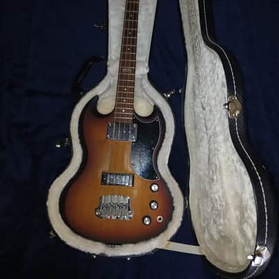 Gibson SG Bass - red/brown sunburst - w/case image 1