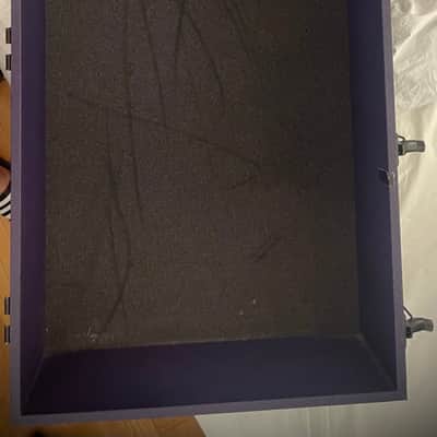 NYC Cases Custom Pedalboard 2023 - British Plum Tolex image 7
