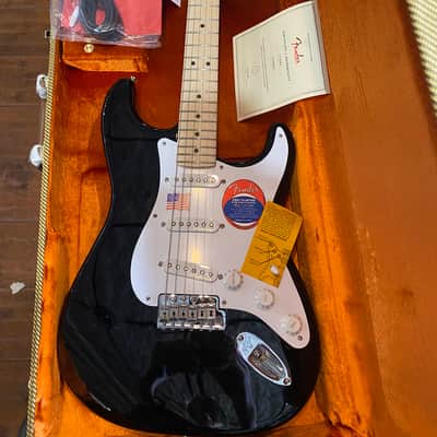 Fender Eric Clapton Artist Series Stratocaster Vintage Noiseless Pickups Black #US22089305 8lbs, 1oz image 3