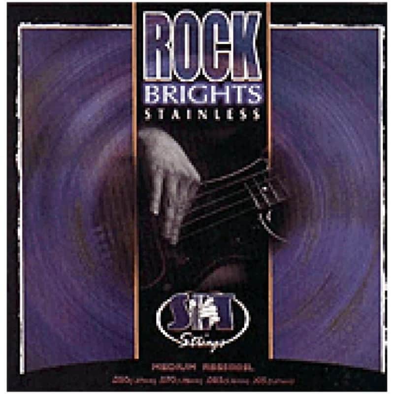 Sit Strings Corde Per Basso Elettrico 4 Corde   Rock Brights Acciaio Stainless   Rbs4095 L image 1