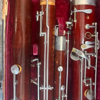 Conn brand Wood Bassoon with case and bocal image 4