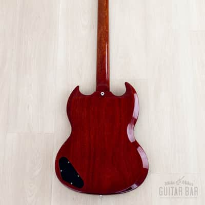 1963 Gibson EB-0 Cherry Vintage Short Scale SG Bass, 100% Original w/ Case image 3