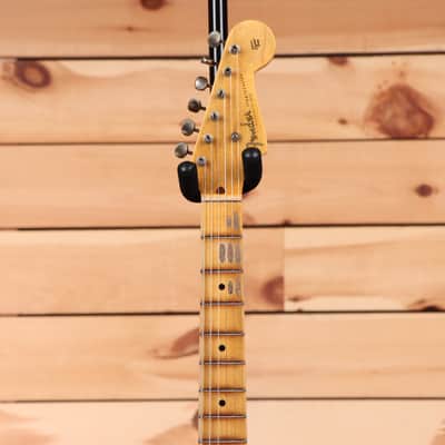 Fender Custom Shop 1956 Stratocaster Relic - Aged Sherwood Green Metallic-CZ577350 image 5