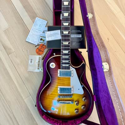 Gibson Les Paul Custom Shop 1959 Reissue VOS 2012 - Dealer Select Top Dark Burst image 1