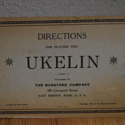 Vintage 1930's Wooden Ukelin by Bosstone Co image 14