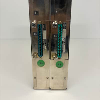 Vintage Neve 1081 4 band mic pre / eq pair. not reissue  in mercenary audio rack with psu…. fully serviced plug and play image 5